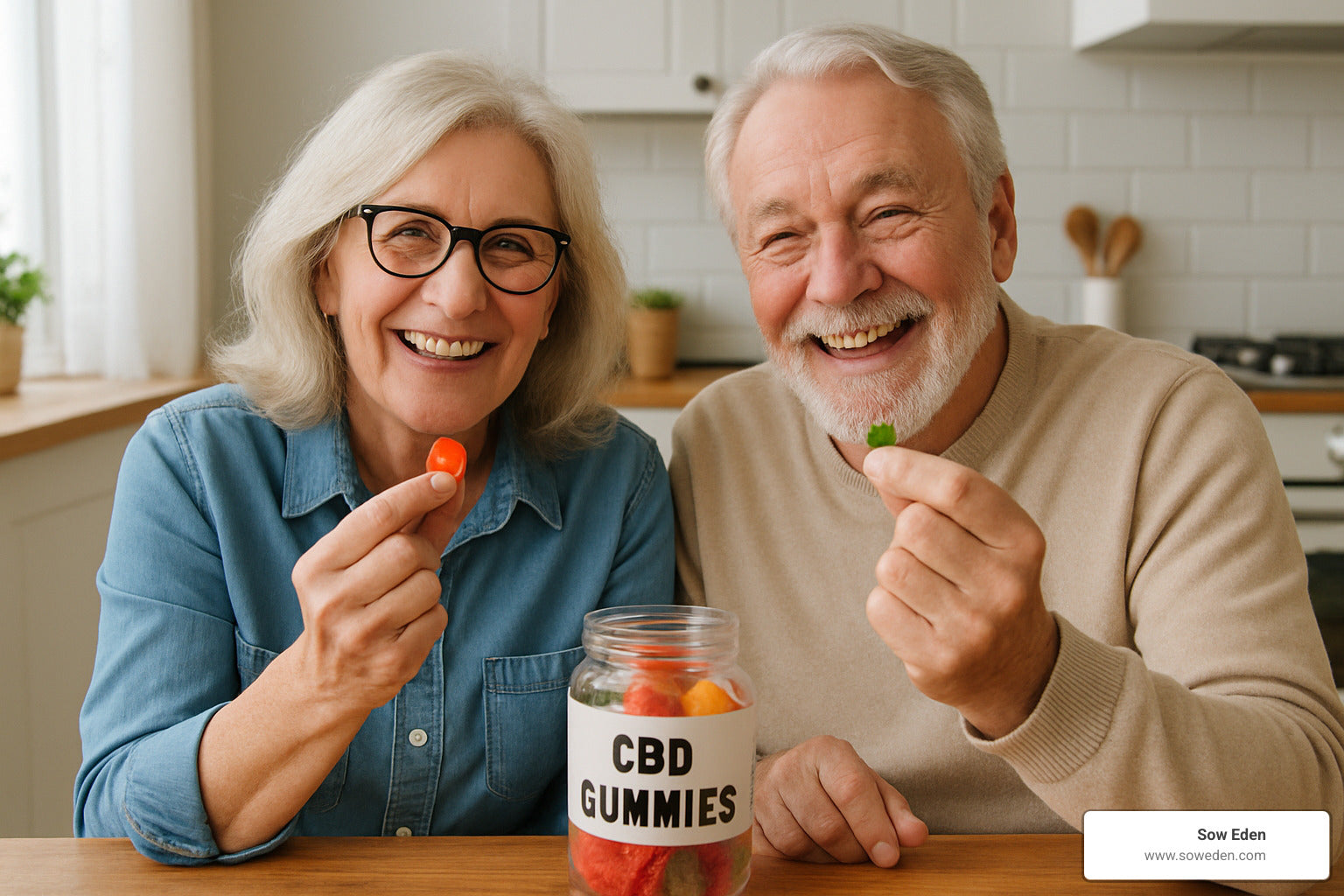 Senior Moments Made Sweeter with CBD Gummies