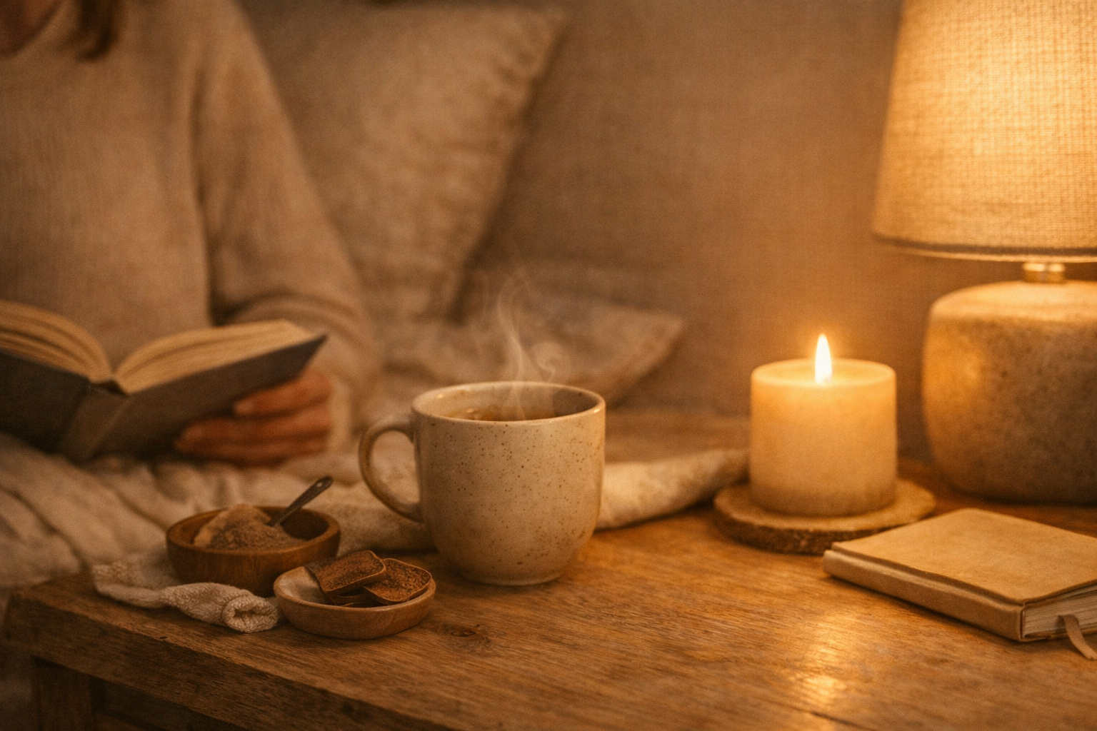 Sow Eden how to sleep better naturally with evening routine reducing light exposure and stress for natural sleep without melatonin