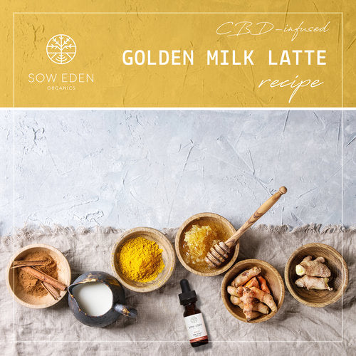 CBD-Infused Golden Milk Latte, Anyone? Here's the recipe!