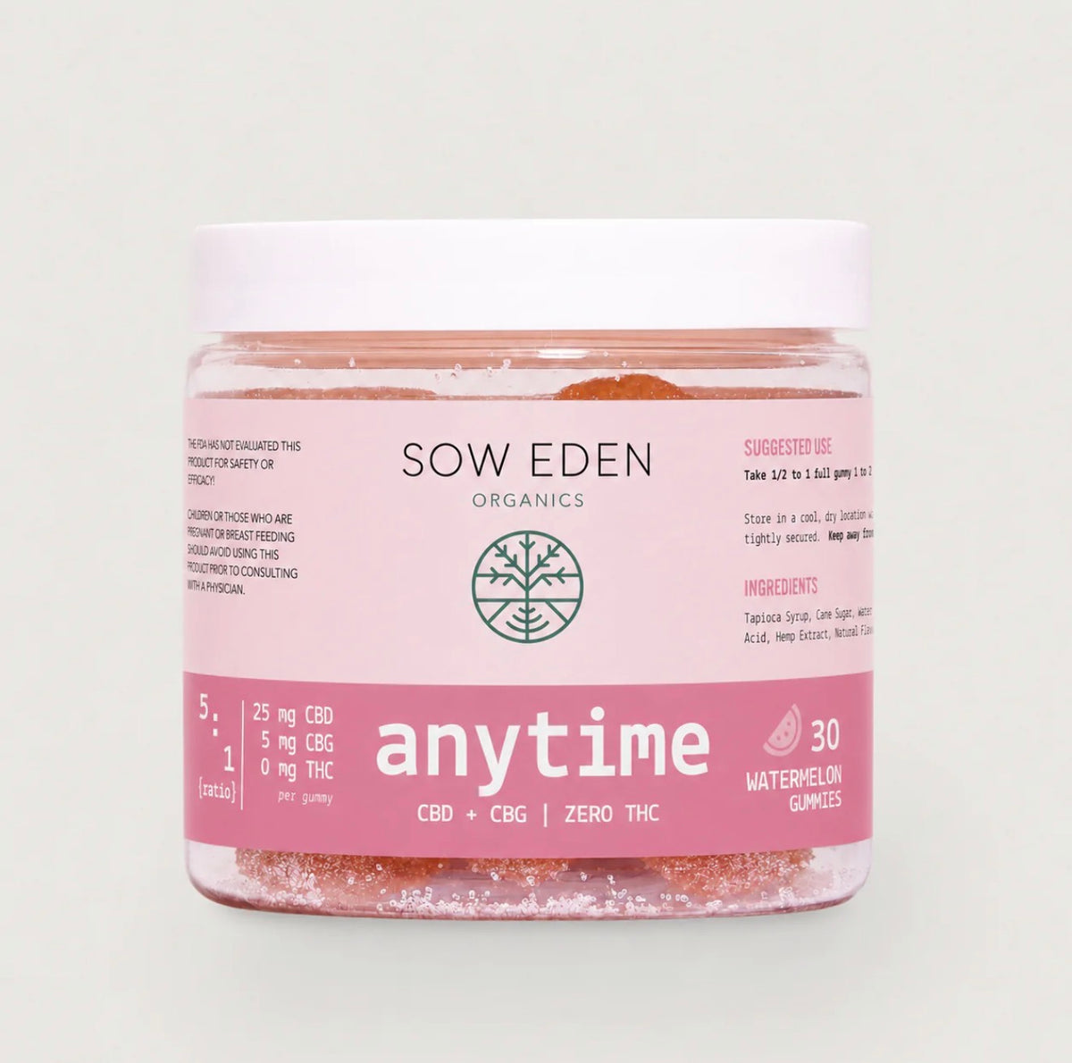 🎁 Anytime Gummy | CBG + CBD Formula (THC Free) (100% off)