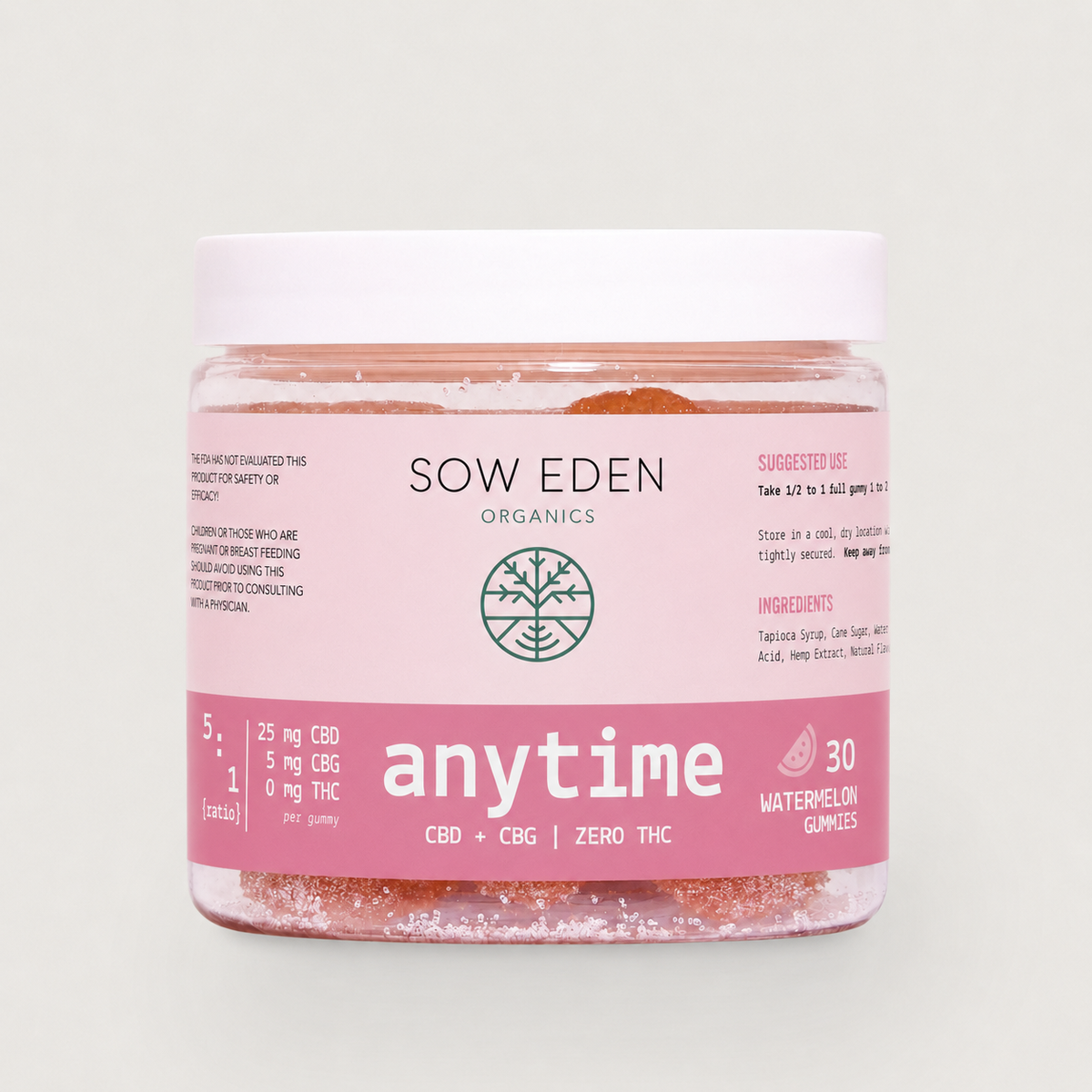 🎁 Anytime Gummy | CBG + CBD Formula (THC Free) (100% off)