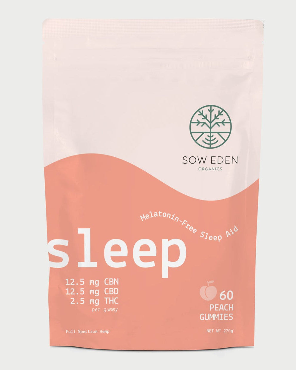 Organic Vegan CBD Sleep Gummies, Full Spectrum CBN Formula by Sow Eden