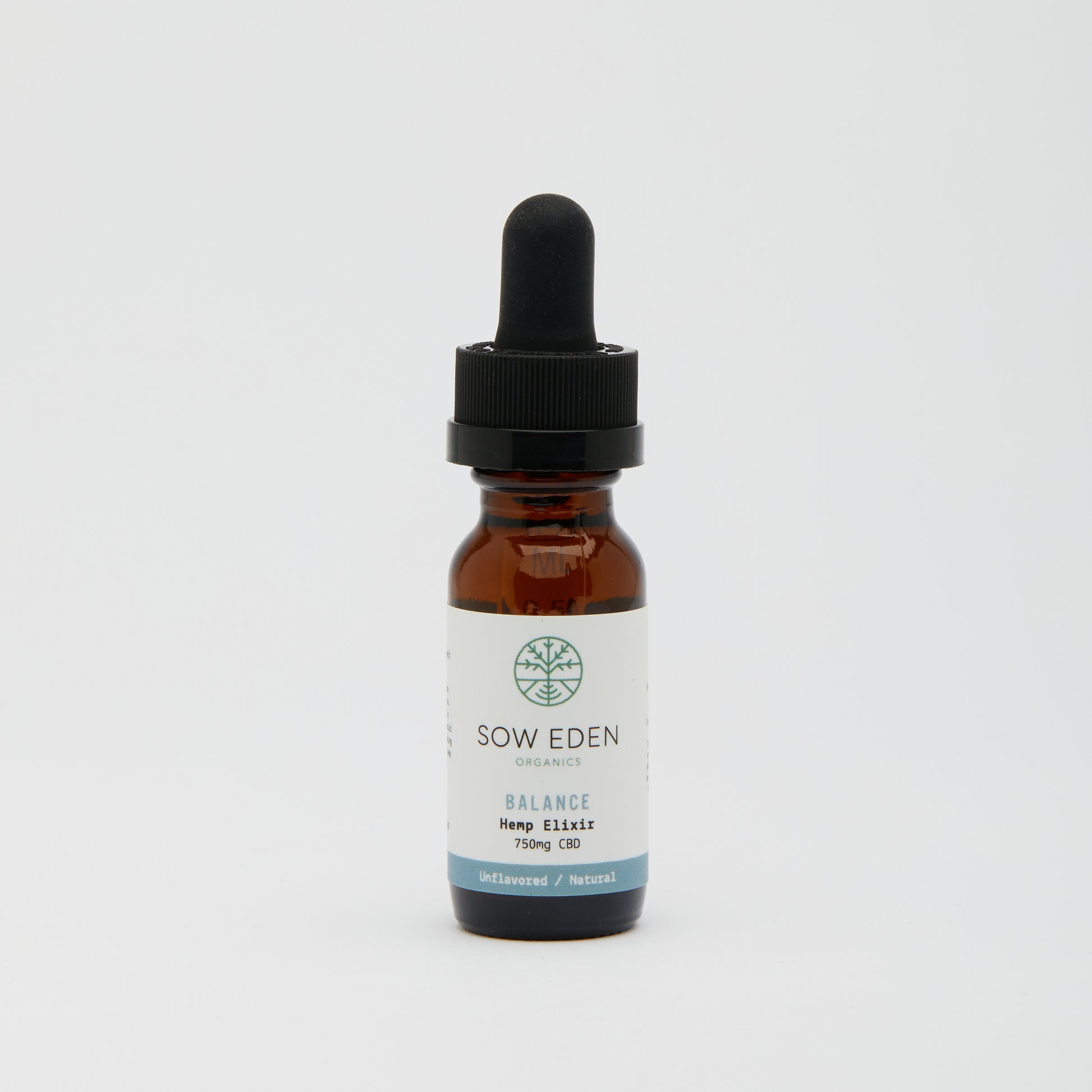 Organic Vegan CBD Balance CBD Elixir | Unflavored by Sow Eden