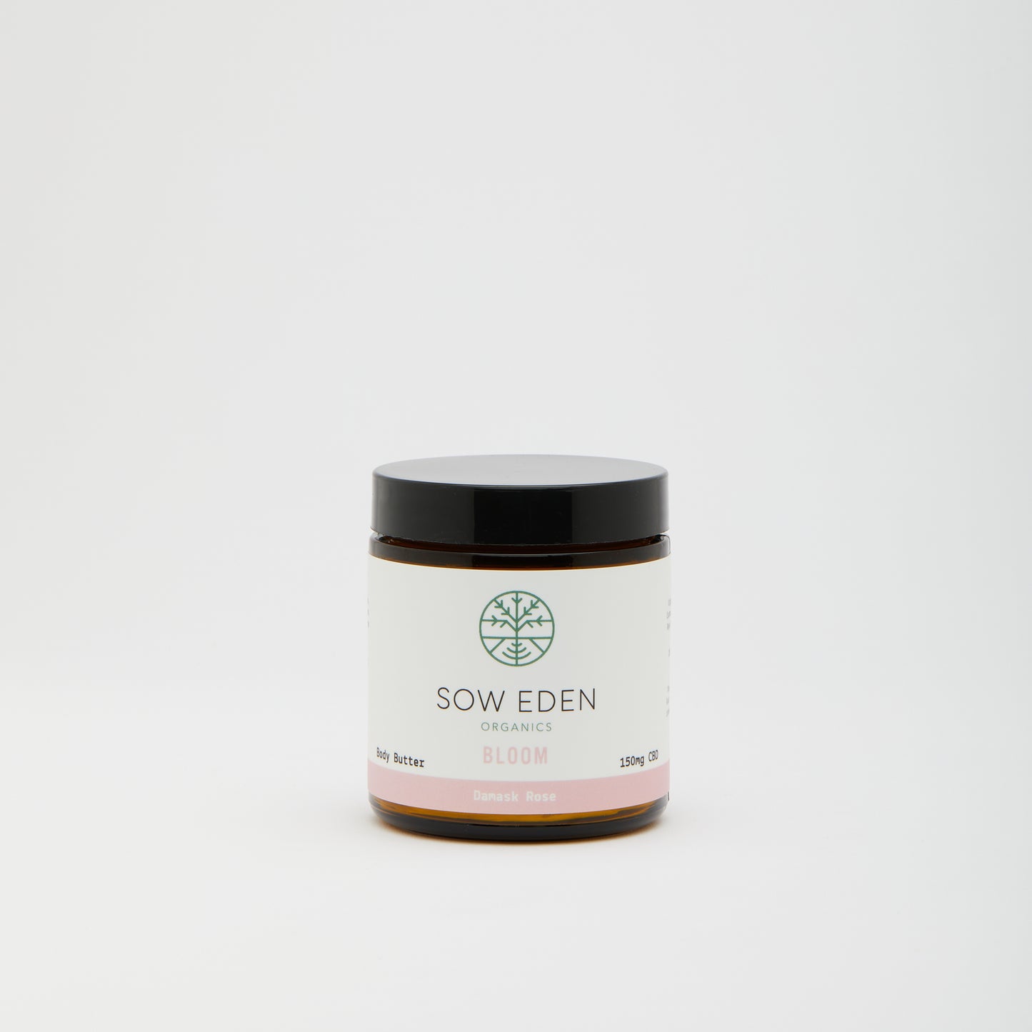 Organic Vegan CBD Bloom Whipped Body Butter | Damask Rose by Sow Eden