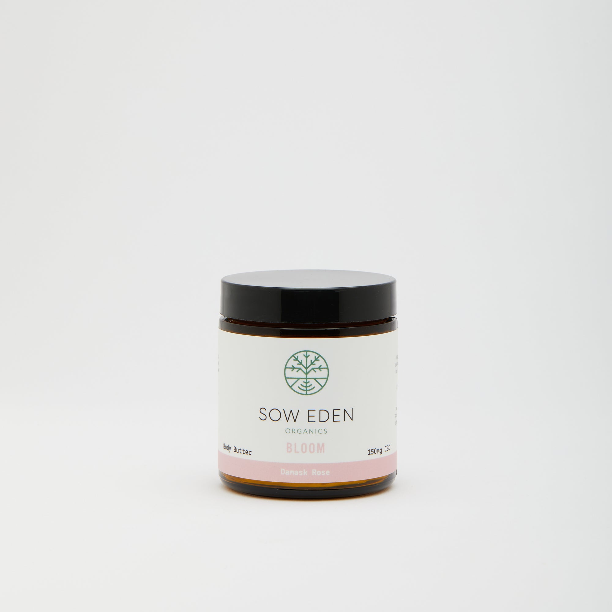 Organic Vegan CBD Bloom Whipped Body Butter | Damask Rose by Sow Eden