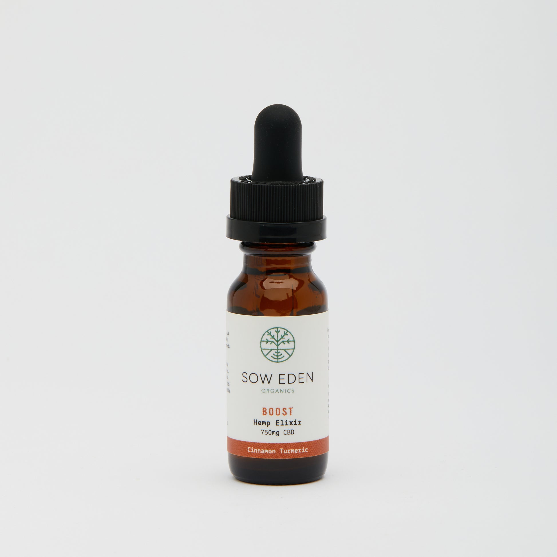 Organic Vegan CBD Boost CBD Elixir | Cinnamon Turmeric by Sow Eden