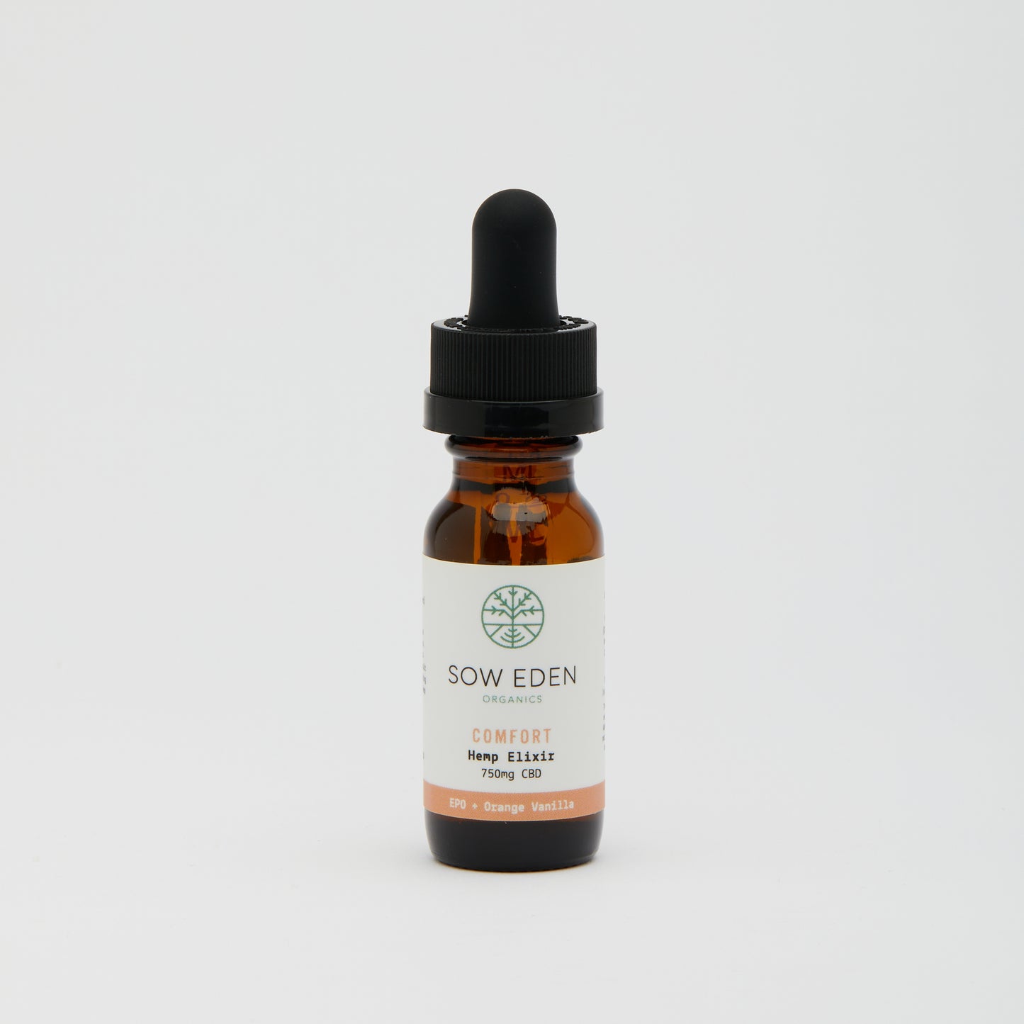 Organic Vegan CBD Comfort CBD Elixir | Evening Primrose + Orange Vanilla by Sow Eden