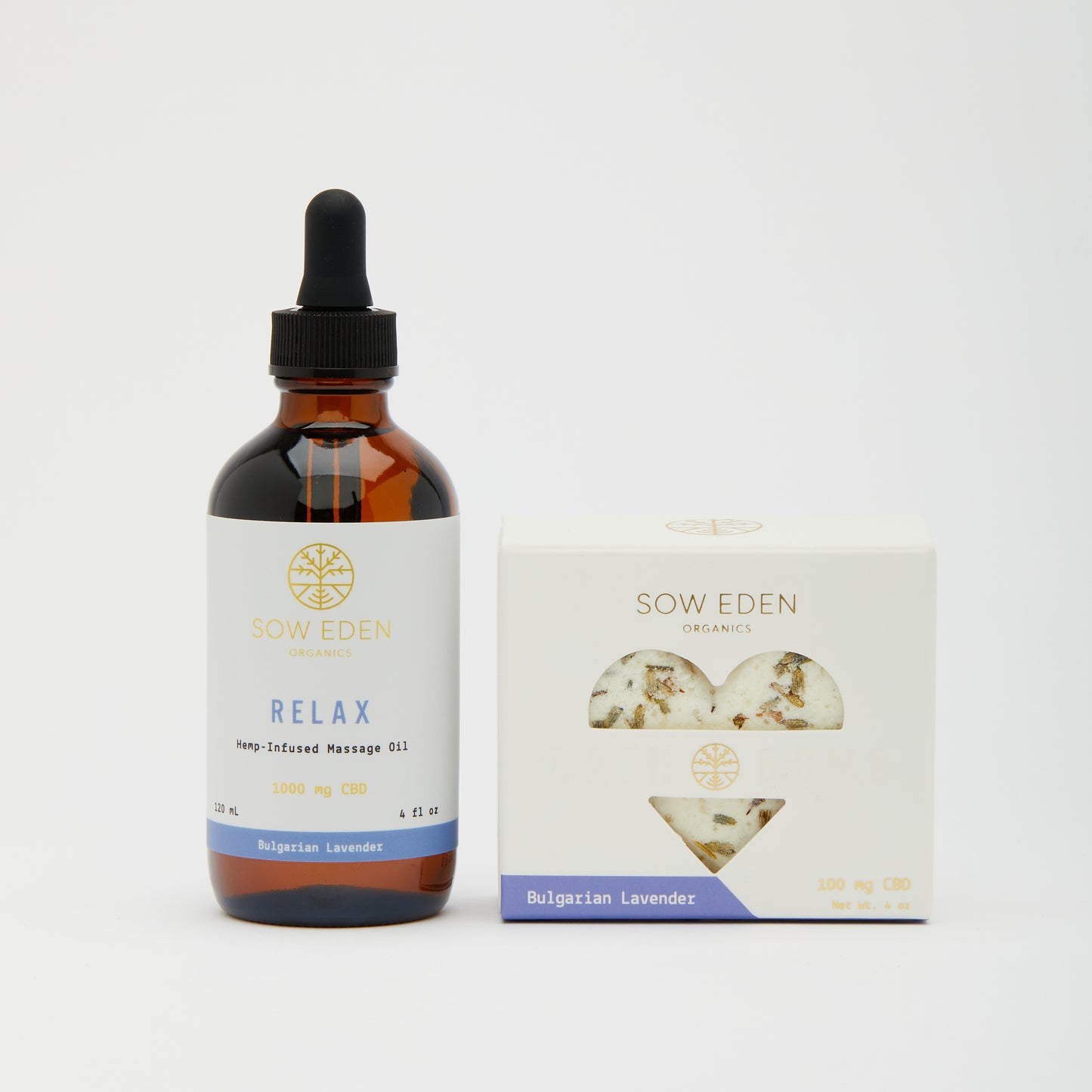 Organic Vegan CBD Lavender Love Bundle by Sow Eden