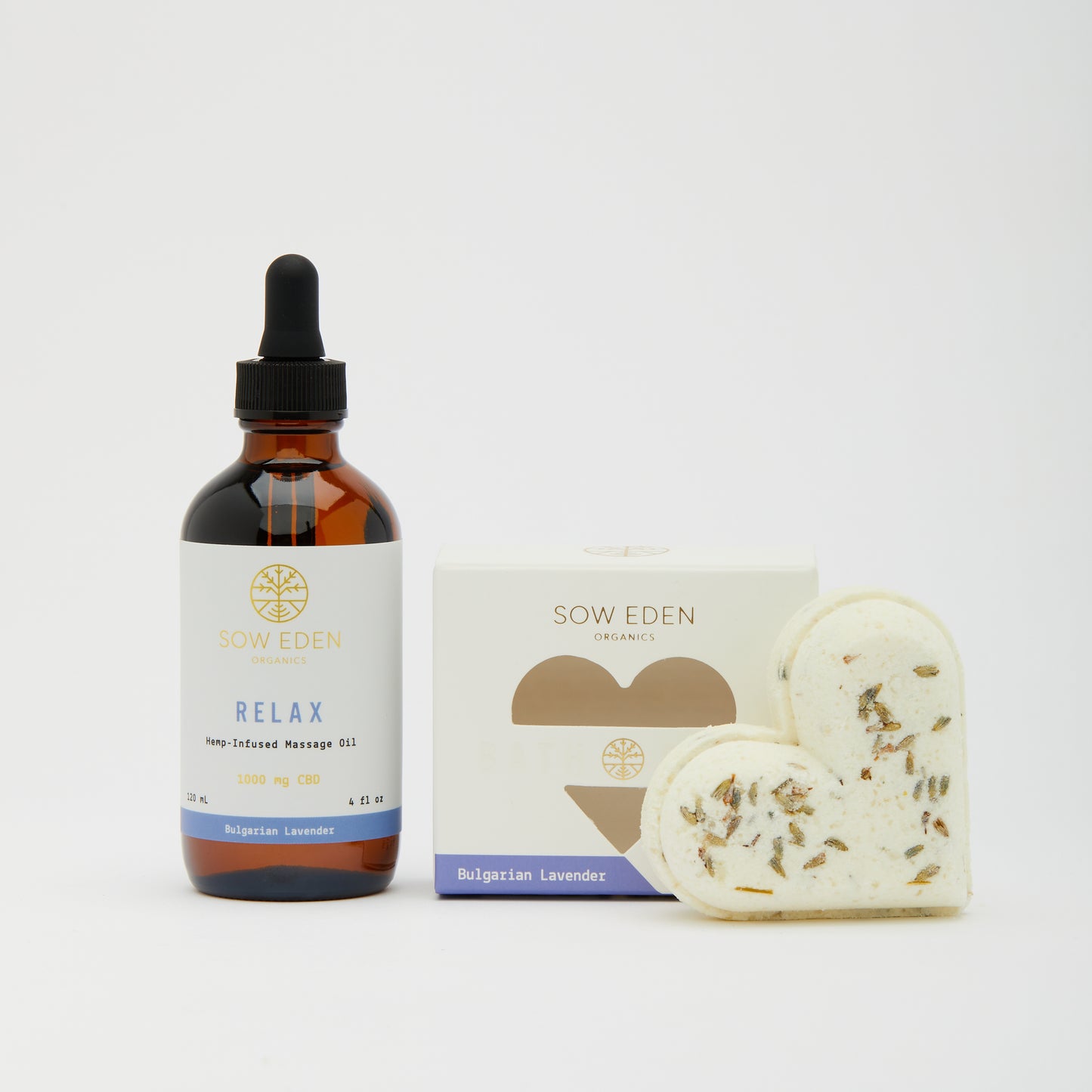 Organic Vegan CBD Lavender Love Bundle by Sow Eden