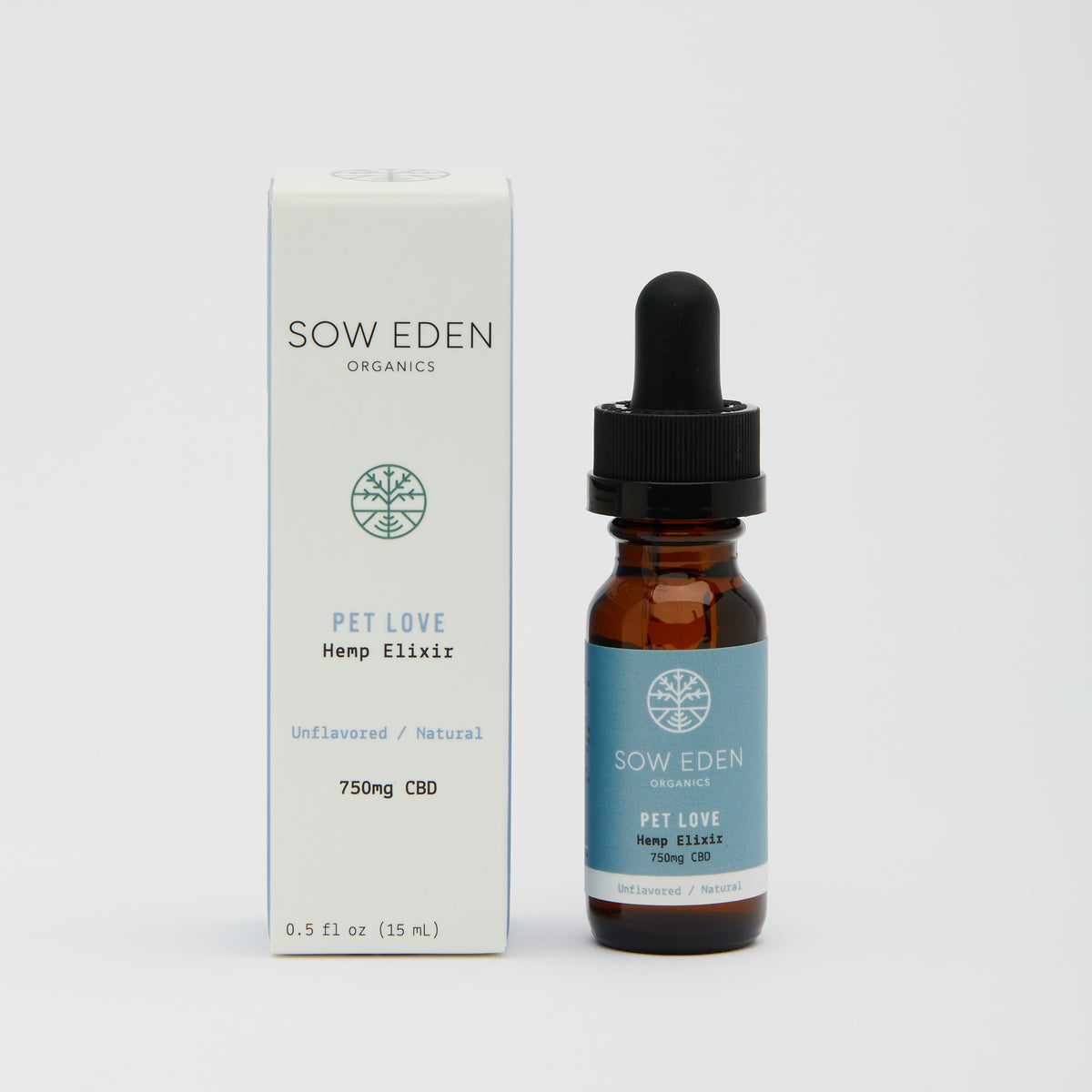 Organic Vegan CBD Pet Love Elixir | Zero THC Formula by Sow Eden