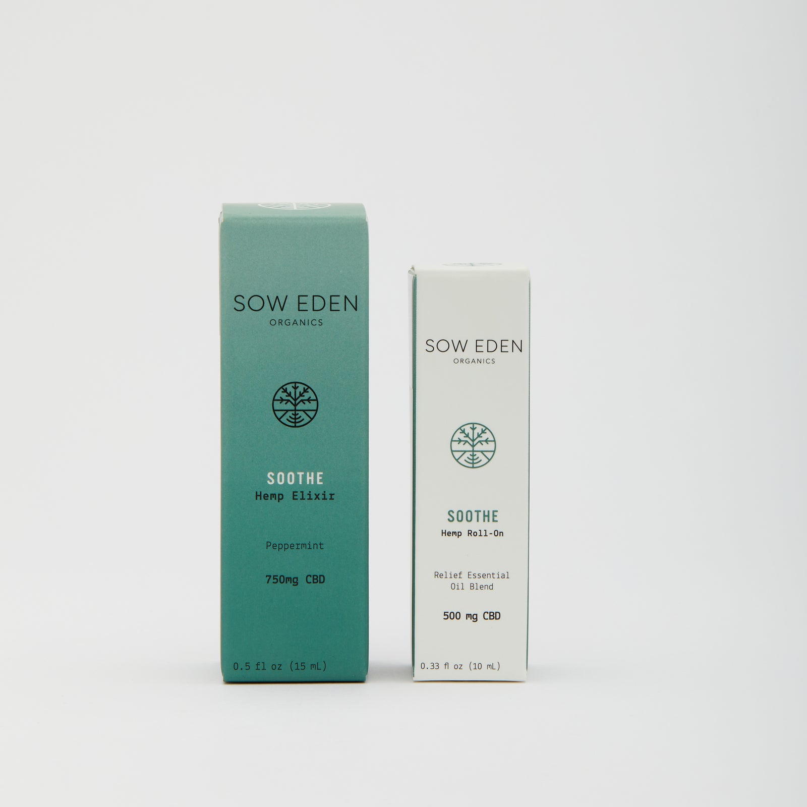 Organic Vegan CBD Relief Bundle | Tincture + Roller Combo by Sow Eden