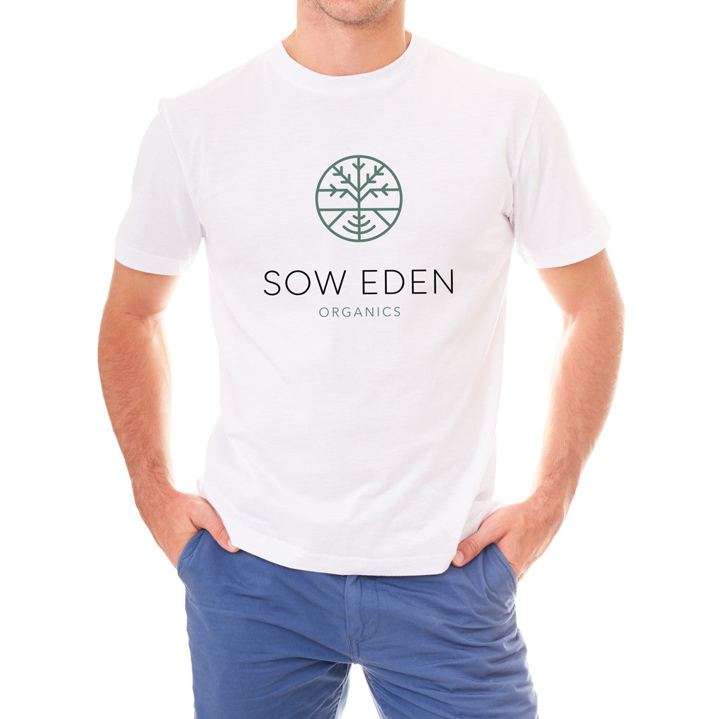 Organic Vegan CBD Sow Eden Crew-Neck Shirt by Sow Eden