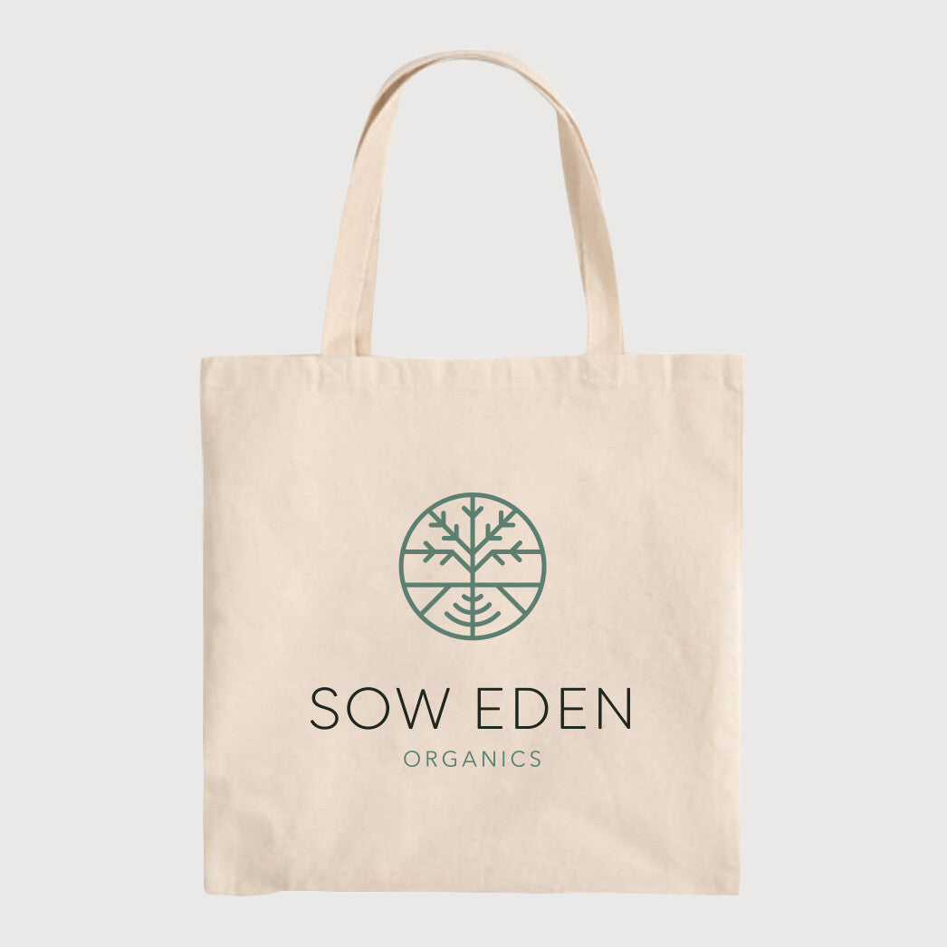 Sow Eden | Brand Logo Canvas Tote Bag
